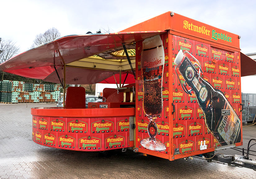 Foto des 'Detmolder Roka'-Bierwagen