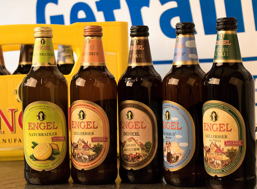 Engelbier-Flaschen